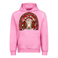 Fuchsia Pink valentines hereford rainbow Urban Hoodie - JahusDesignShop