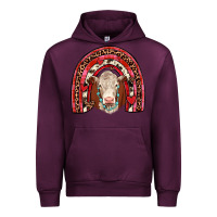 Mauve Wine valentines hereford rainbow Urban Hoodie - JahusDesignShop