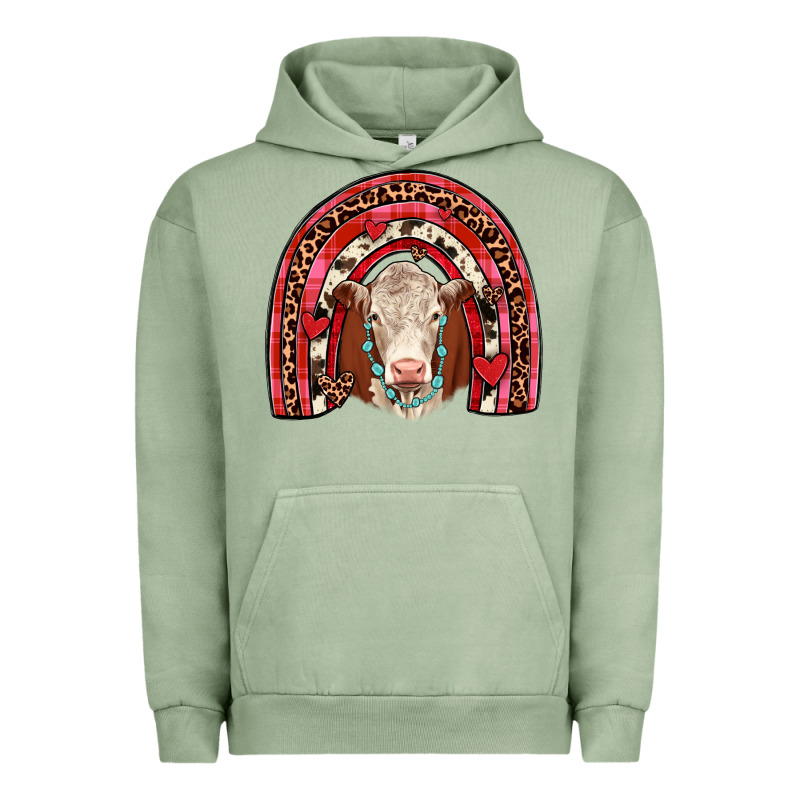 Valentines Hereford Rainbow Urban Hoodie by JahusDesignShop | Teevron