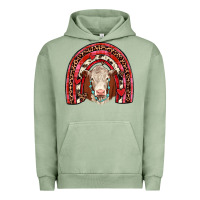 Pigment Oil Green valentines hereford rainbow Urban Hoodie - JahusDesignShop
