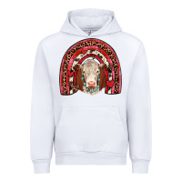 White valentines hereford rainbow Urban Hoodie - JahusDesignShop