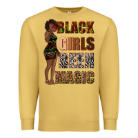 Antique Gold black girls been magic Premium Sweatshirt - texasbilliewilder