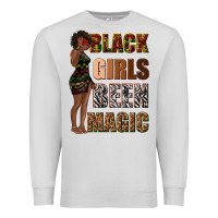 Dove Grey black girls been magic Premium Sweatshirt - texasbilliewilder