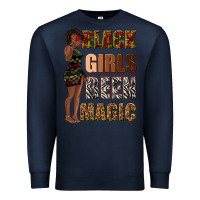 Navy black girls been magic Premium Sweatshirt - texasbilliewilder