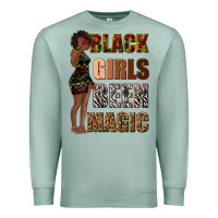 Seafoam black girls been magic Premium Sweatshirt - texasbilliewilder