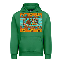 Emerald Sunflower Leopard Thanksgiving Love Urban Hoodie - Artiststas