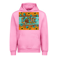 Fuchsia Pink Sunflower Leopard Thanksgiving Love Urban Hoodie - Artiststas