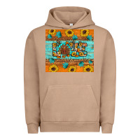 Pigment Burro Sunflower Leopard Thanksgiving Love Urban Hoodie - Artiststas