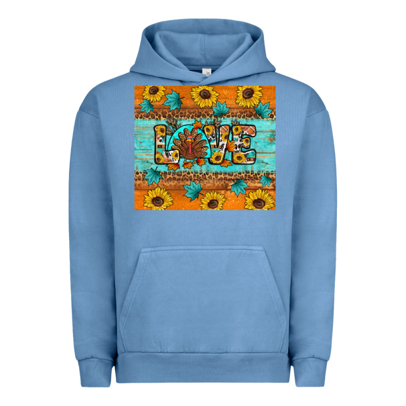 Sunflower Leopard Thanksgiving Love Urban Hoodie by Artiststas | Teevron