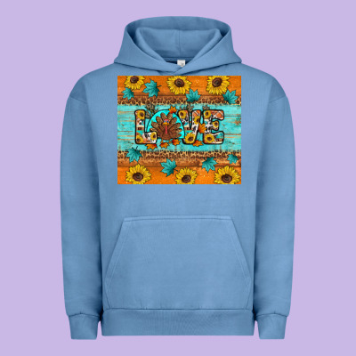 Sunflower Leopard Thanksgiving Love Urban Hoodie Designed By Artiststas
