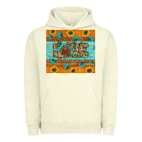 Pigment Pistachio Sunflower Leopard Thanksgiving Love Urban Hoodie - Artiststas
