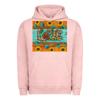 Pigment Salmon Sunflower Leopard Thanksgiving Love Urban Hoodie - Artiststas