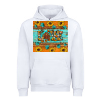 White Sunflower Leopard Thanksgiving Love Urban Hoodie - Artiststas