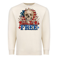 Sandshell born to be free skeleton Premium Sweatshirt - Zillion Design Studio