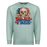 Seafoam born to be free skeleton Premium Sweatshirt - Zillion Design Studio