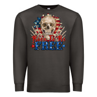 Smoke born to be free skeleton Premium Sweatshirt - Zillion Design Studio