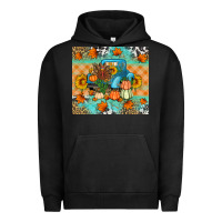 Pigment Black Thanksgiving Truck With Turkey Urban Hoodie - Artiststas