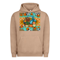 Pigment Burro Thanksgiving Truck With Turkey Urban Hoodie - Artiststas