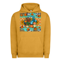Pigment Peanut Butter Thanksgiving Truck With Turkey Urban Hoodie - Artiststas