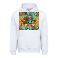 White Thanksgiving Truck With Turkey Urban Hoodie - Artiststas