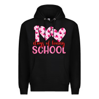 Black 100 days of loving school Premium Hoodie - Artiststas