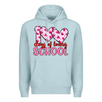 Blue Mist 100 days of loving school Premium Hoodie - Artiststas