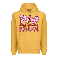 Mustard 100 days of loving school Premium Hoodie - Artiststas