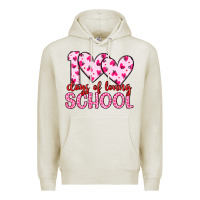 Oatmeal Heather 100 days of loving school Premium Hoodie - Artiststas
