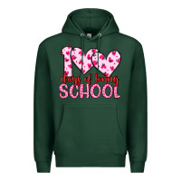 Sports Green 100 days of loving school Premium Hoodie - Artiststas