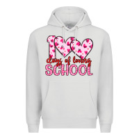 Dove Grey 100 days of loving school Premium Hoodie - Artiststas