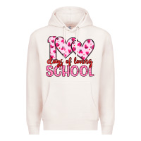 Pale Pink 100 days of loving school Premium Hoodie - Artiststas