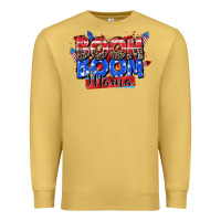Antique Gold boom boom mama Premium Sweatshirt - Zillion Design Studio