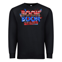 Black boom boom mama Premium Sweatshirt - Zillion Design Studio