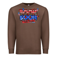 Chestnut boom boom mama Premium Sweatshirt - Zillion Design Studio