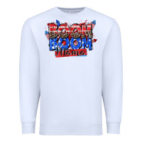 White boom boom mama Premium Sweatshirt - Zillion Design Studio