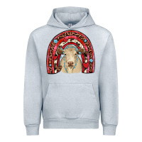 Heather Grey valentines charolais  rainbow Urban Hoodie - JahusDesignShop