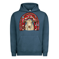 Pigment Midnight Navy valentines charolais  rainbow Urban Hoodie - JahusDesignShop