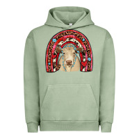 Pigment Oil Green valentines charolais  rainbow Urban Hoodie - JahusDesignShop