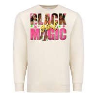 Sandshell black girl magic with afro black women Premium Sweatshirt - texasbilliewilder
