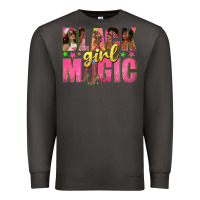 Smoke black girl magic with afro black women Premium Sweatshirt - texasbilliewilder