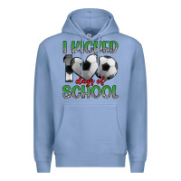 Colony Blue i kicked 100 days of school Premium Hoodie - Artiststas