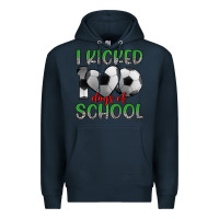 Navy i kicked 100 days of school Premium Hoodie - Artiststas