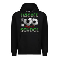 Black i kicked 100 days of school Premium Hoodie - Artiststas