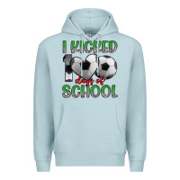 Blue Mist i kicked 100 days of school Premium Hoodie - Artiststas