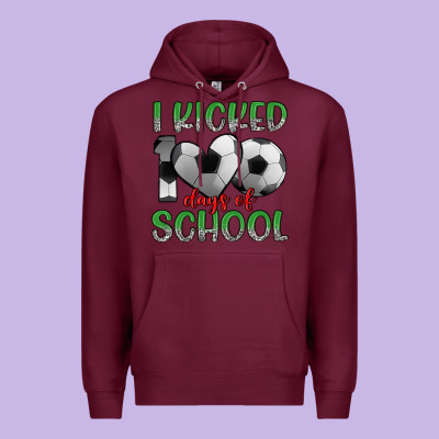 I Kicked 100 Days Of School Premium Hoodie Designed By Artiststas