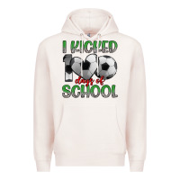 Pale Pink i kicked 100 days of school Premium Hoodie - Artiststas