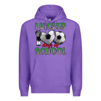 Purple i kicked 100 days of school Premium Hoodie - Artiststas