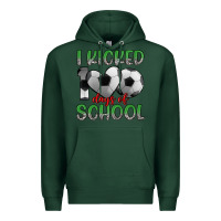 Sports Green i kicked 100 days of school Premium Hoodie - Artiststas