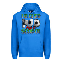 True Royal i kicked 100 days of school Premium Hoodie - Artiststas