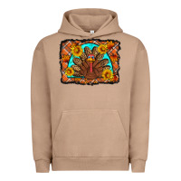 Pigment Burro Thanksgiving Turkey Urban Hoodie - Artiststas